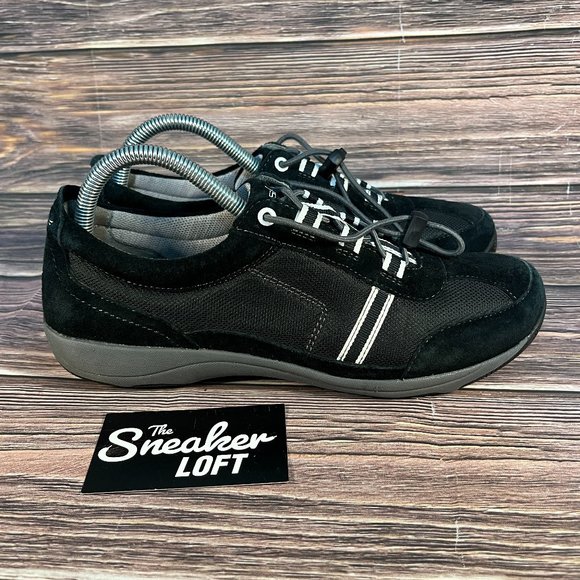 Dansko Women's Black Suede Casual Comfort Shoes - Picture 1 of 8